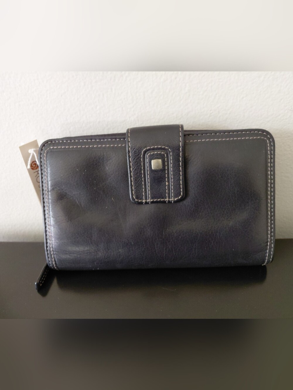 Rosetti Wrap Around Black Bifold Leather Wallet